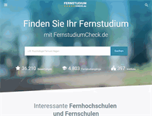 Tablet Screenshot of fernstudiumcheck.de